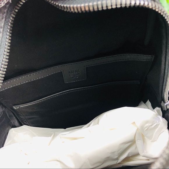 MCM Black rainbow diamond Backpack Small 32 - Picture 8 of 8